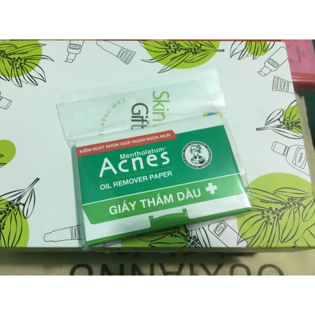 GIẤY THẤM DẦU ROHTO ACNES 100 TỜ CHÍNH HÃNG