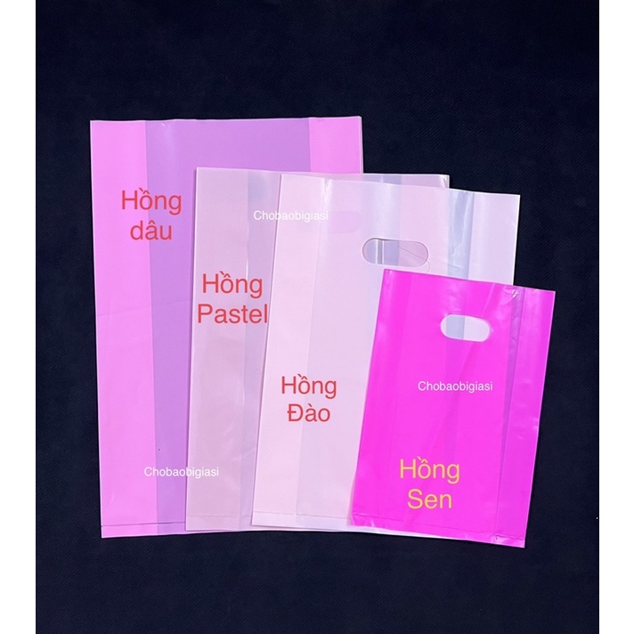 {Giá sỉ 10kg/size} Túi PE xoài màu bóng dẻo dai đủ màu (T-S-Đ-X-N-C) - đủ size, hàng chất lượng loại 1 (SP y hình)