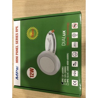 Đèn CHÍNH HÃNG MPE-Đèn Âm Trần Tròn Led Panel MPE Series RP