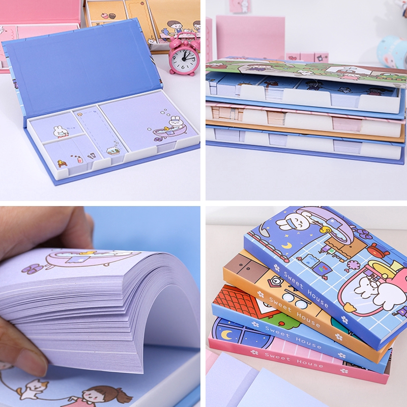 Set 480 Giấy Ghi Chú Kiểu Dáng Xinh Xắn Dễ Thương