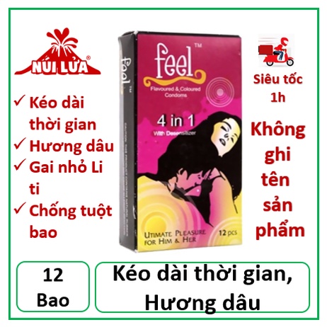 BAO CAO SU FEEL 4 IN 1 GIÚP KÉO DÀI THỜI GIAN QUAN HỆ LÂU hộp 12 bao