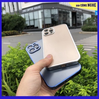 Ốp lưng iphone bảo vệ camera lưng mờ iphone 11 đến ip12 pro max