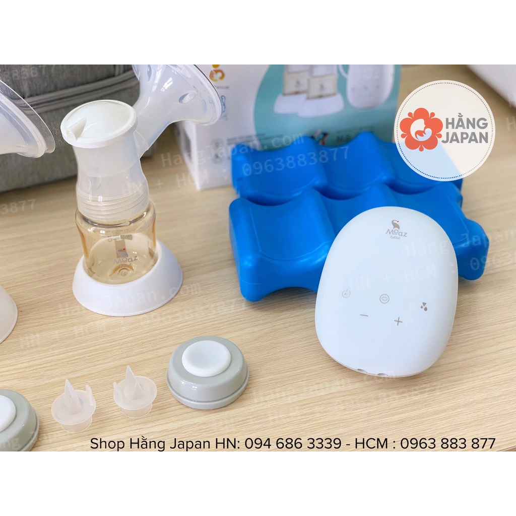 Máy hút sữa điện đôi MOAZ BÉBÉ MB – 029 hút êm, kiệt sữa, tăng tiết sữa - BH chính hãng 12 tháng