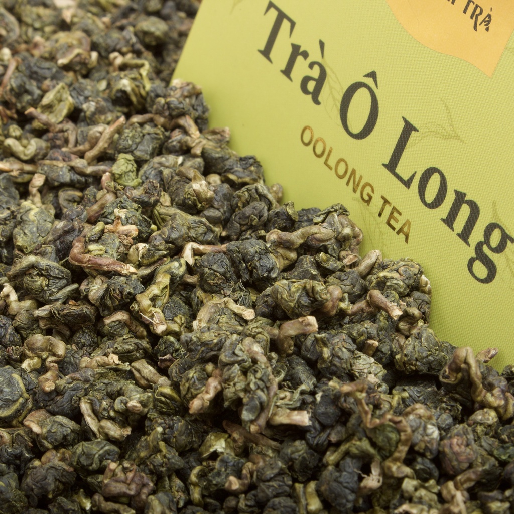 Trà Olong Bản Mộc Nguyên Vị - Olong Bảo Lộc Lầm Đồng Hảo Hạng 200 gram Hộp Quà Biếu Tặng
