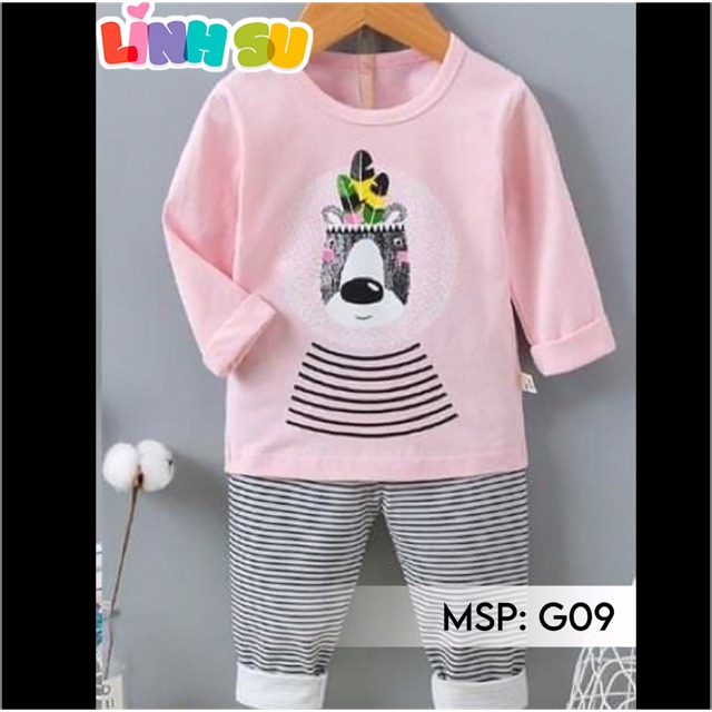 Bộ thu đông cho bé gái (mã G09)