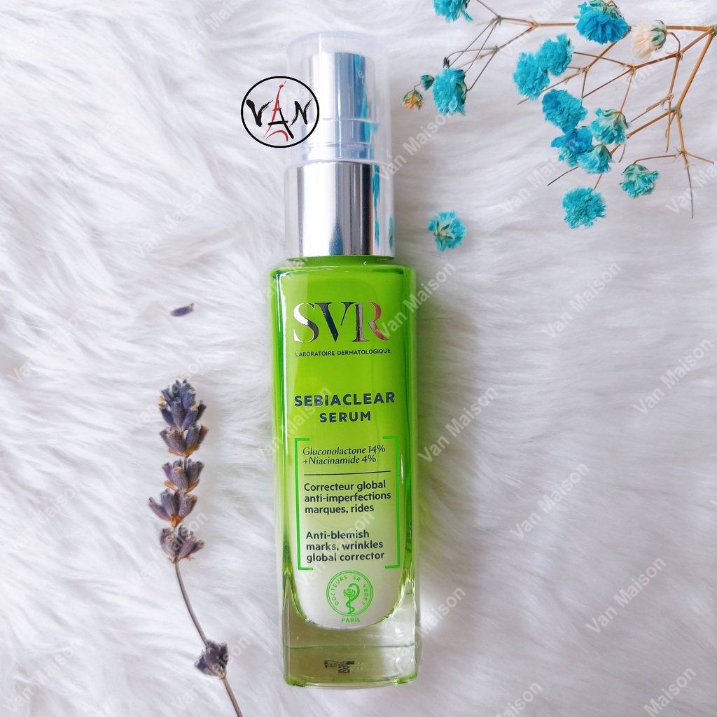 Serum SVR Sebiaclear Kiềm Dầu Giảm Mụn Mờ Thâm Chống Lão Hóa 30ml
