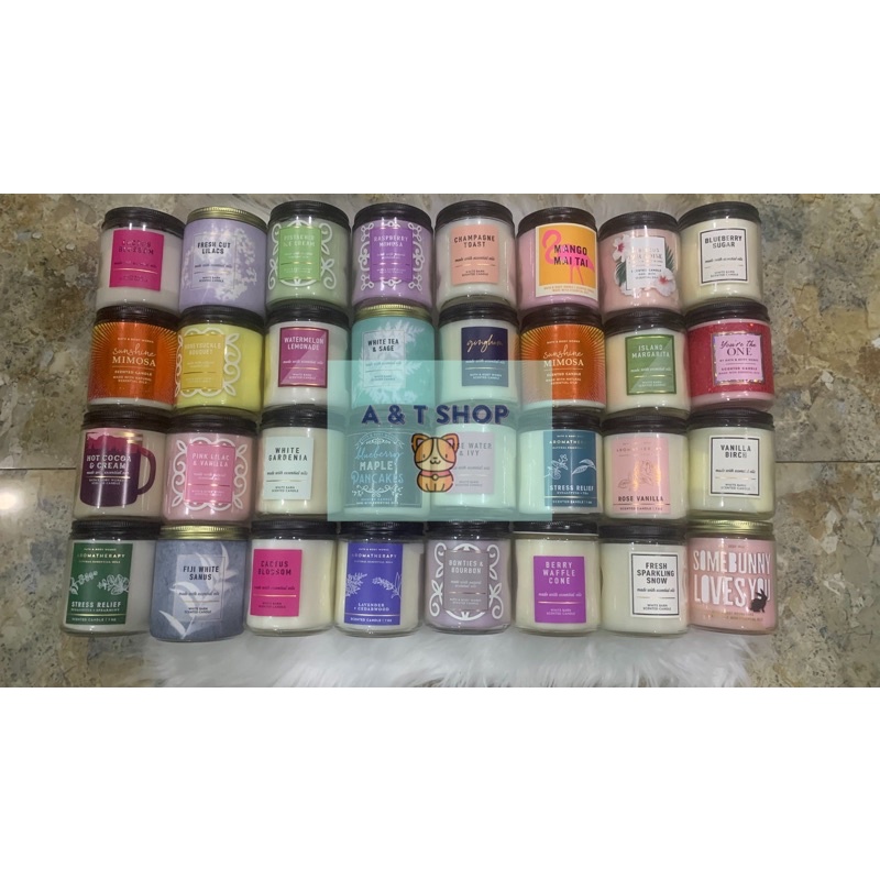 Nến thơm 1 bấc Bath and Body Works
