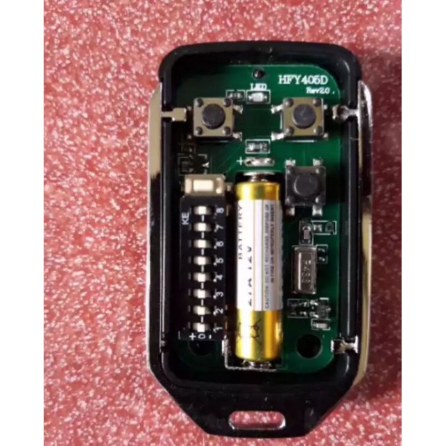 Remote điều khiển cửa cuốn mã gạt tần số 433Mhz chống nước