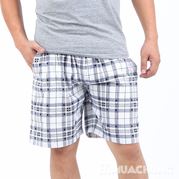 Quần đùi, quần thô, kẻ sọc caro, cotton thô 100% đẹp, short caro ( ảnh video chụp thật)