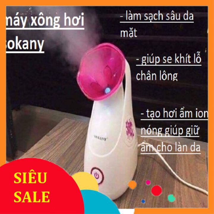 Máy Xông Hơi Làm Đẹp Da Mặt Tại Nhà Sokany Chính Hãng