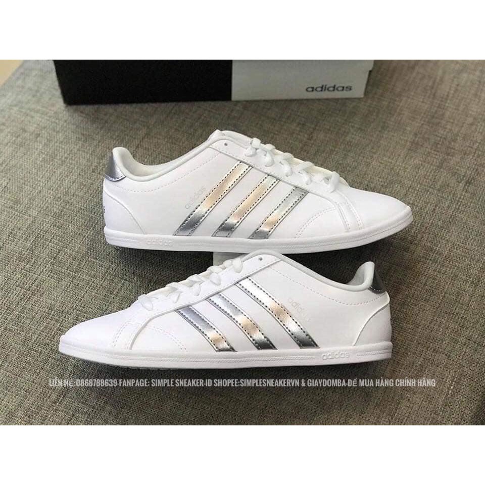 Giày Adidas Coneo FREESHIP Giảm 50K Khi Nhập Mã [ADIDASNU] Giày Adidas Coneo Gót Bạc Chuẩn Auth- DB0135 Chính Hãng