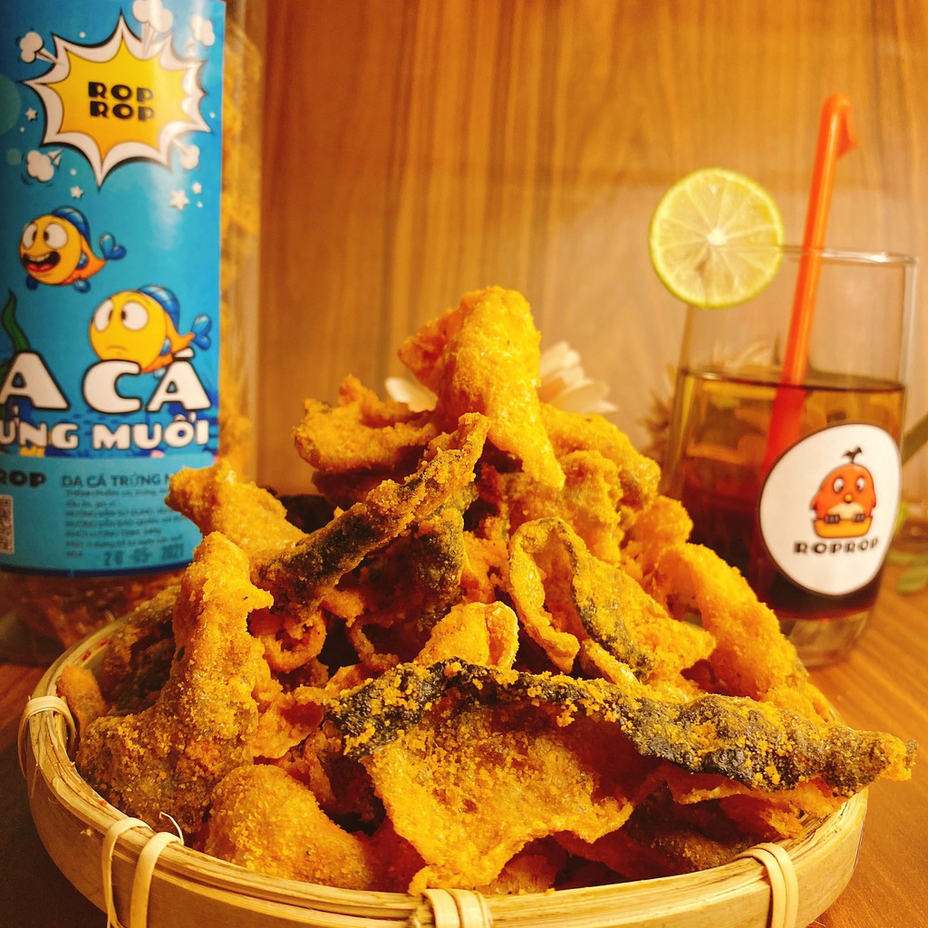 Da Cá Trứng Muối Sấy Giòn Roprop Hũ Pet 250g | BigBuy360 - bigbuy360.vn