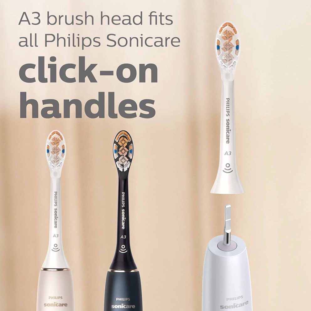 [Hàng Mỹ] Đầu bàn chải điện Philips Sonicare A3 PREMIUM All-in-One Cao cấp