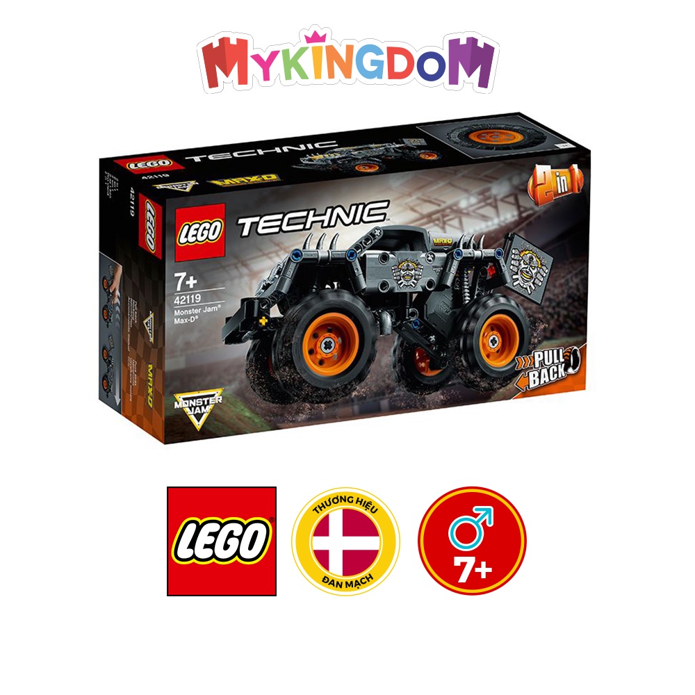 LEGO Technic Chiến Xe Monster Jam Max-D 42119