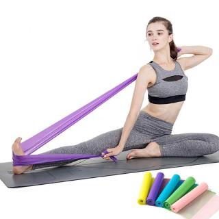 Yoga Fitness Elastic Band Training Strap Tension Resistance Exercise Stretching Band for Sports