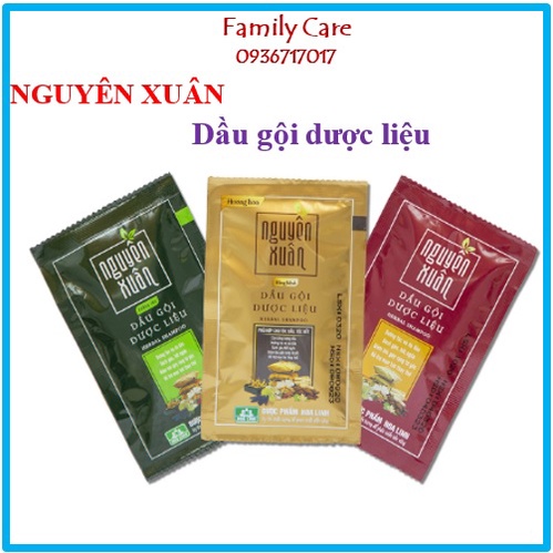 Combo 60 gói Dầu Gội Dược liệu Nguyên Xuân