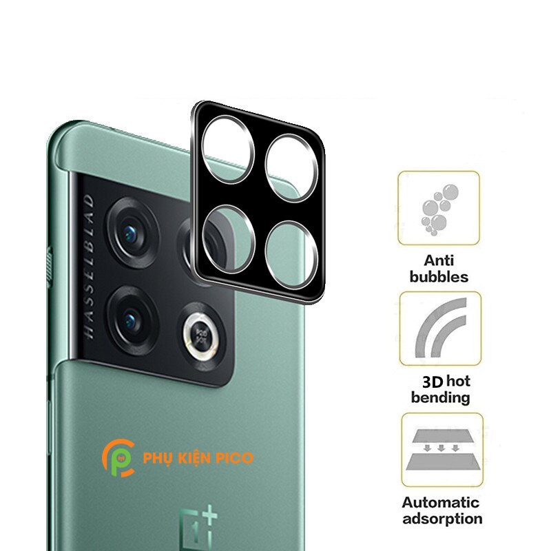 Dán camera Oneplus 10 Pro thấu kính nổi 3D - Cường lực camera Oneplus 10 Pro độ cứng 9H trong suốt
