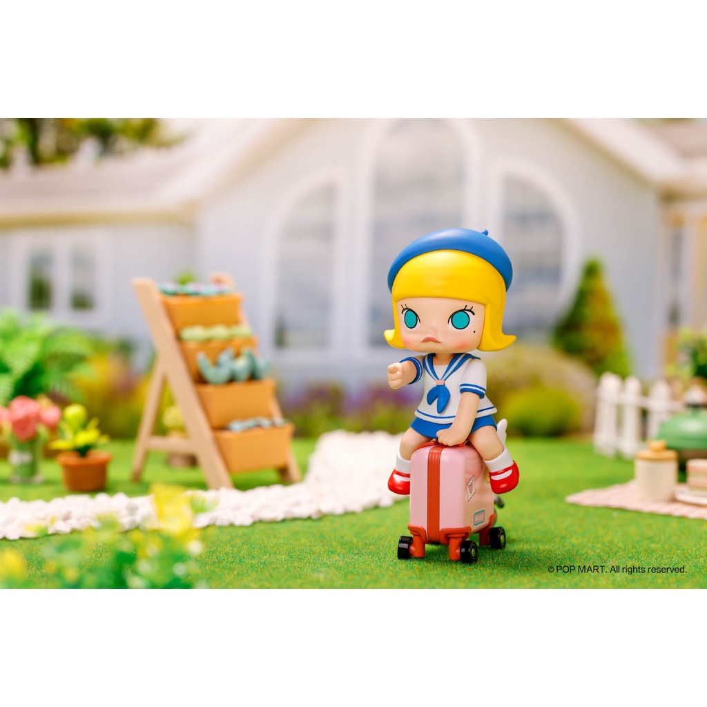 Búp Bê pop mart popmart Nghệ Thuật molly Một Ngày Bẻm chán Với Hộp Quà Tặng Dễ Thương