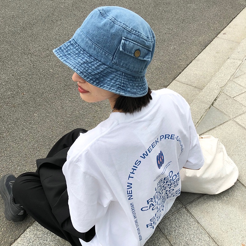 Nón Bucket Chống Nắng Phong Cách Nhật Bản Thời Trang Xuân Hè Cho Nữ