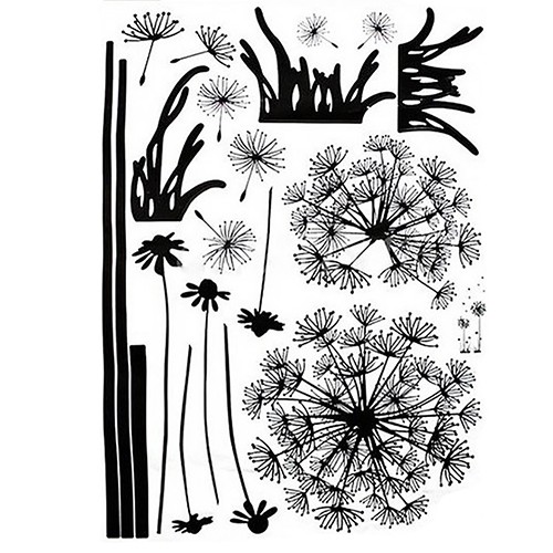 Bình Nước BK Kiểu Dáng Đơn Giản Hiện Đại✿Đề Can Dán Tường Họa Tiết Hoa Bồ Công Anh Lãng Mạn Trang Trí Nhà Cửa