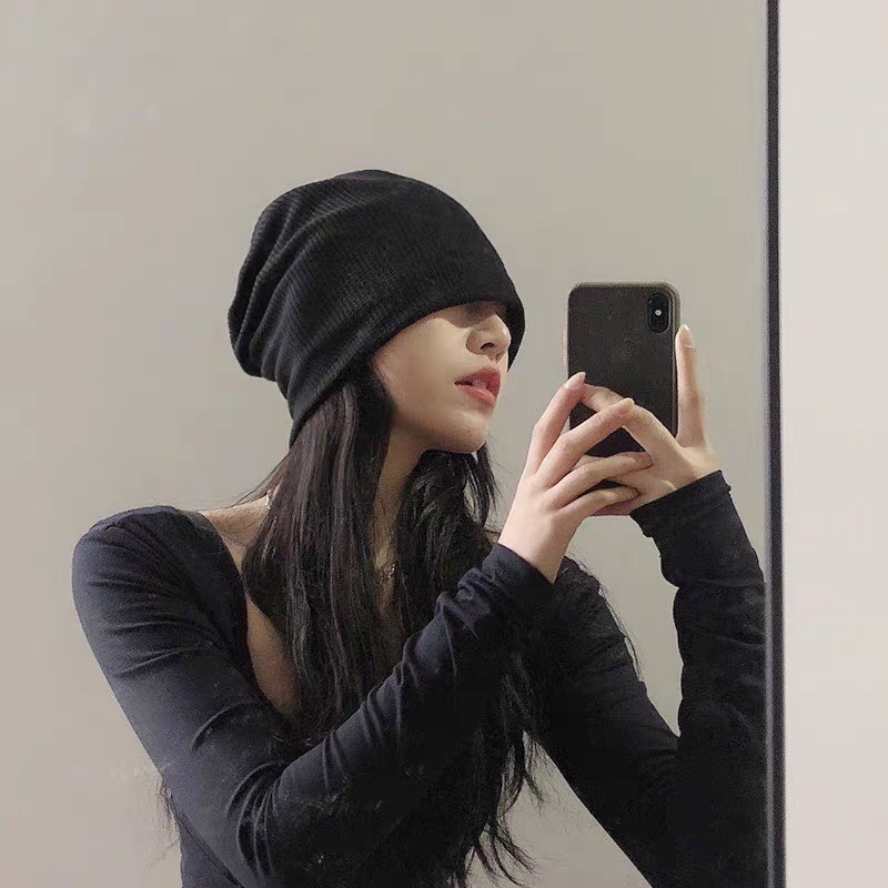 Mũ len dệt kim TUMIE nón len trùm kín tai giữ ấm thời trang thu đông ML002
