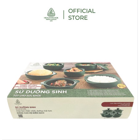 Combo 4 và 6 Nồi Dưỡng Sinh Sứ Minh Long Size Nhỏ Chính Hãng