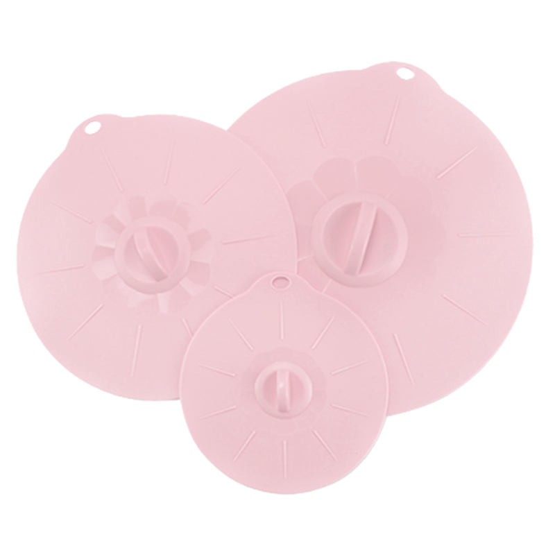 Silicone Bộ 5 Nắp Silicon Đậy Tô Chén / Nồi / Chảo Có Thể Dùng Trong Lò Vi Sóng