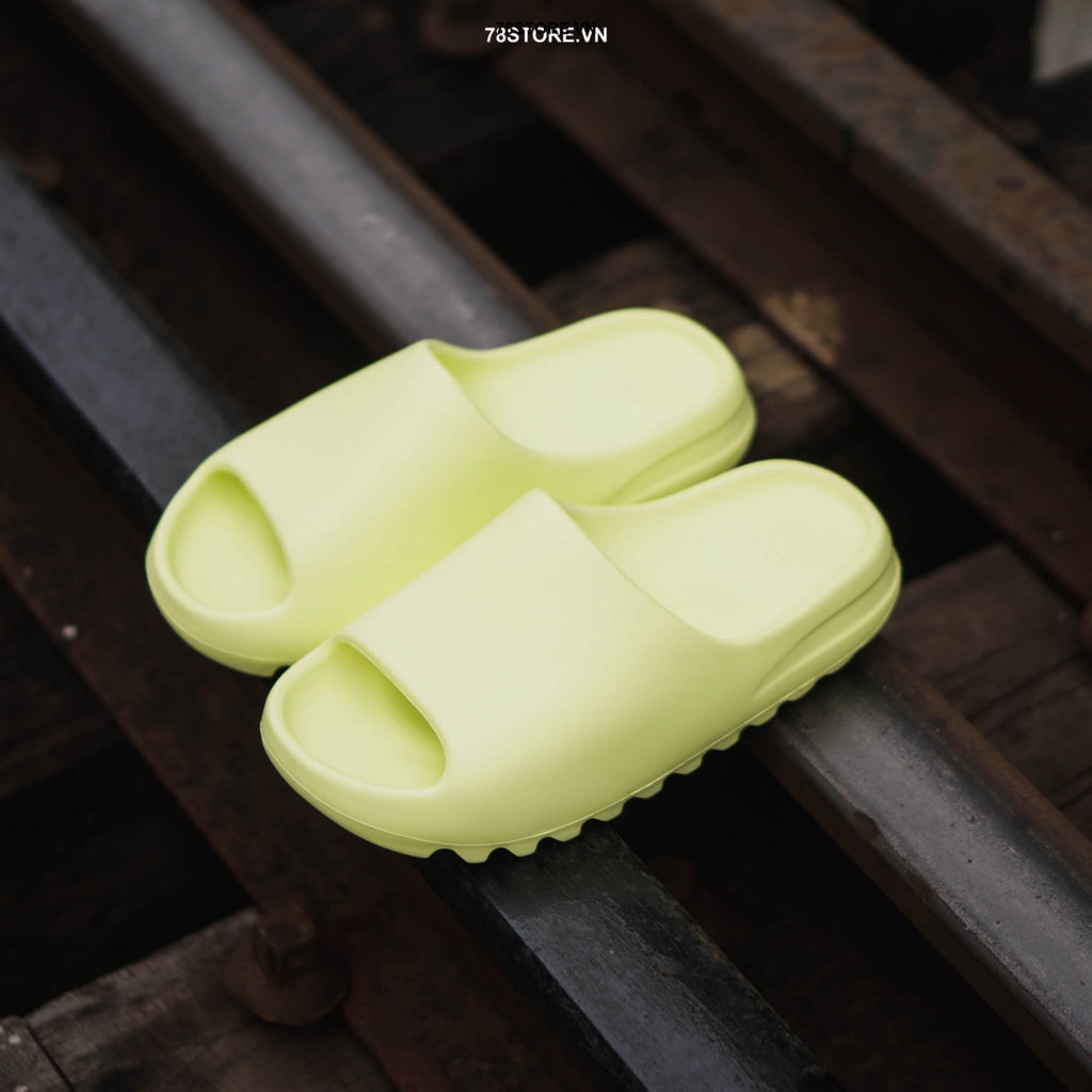 Dép Adidas Yeezy Slide 'Glow Green' GX6138 Chính Hãng