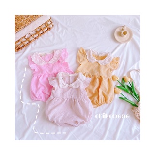 BODY SUIT CỔ REN XINH CHO BÉ GÁI 6-14KG