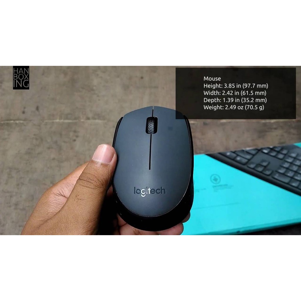 Bàn phím chuột Logitech MK235 - Chính hãng Digiworld