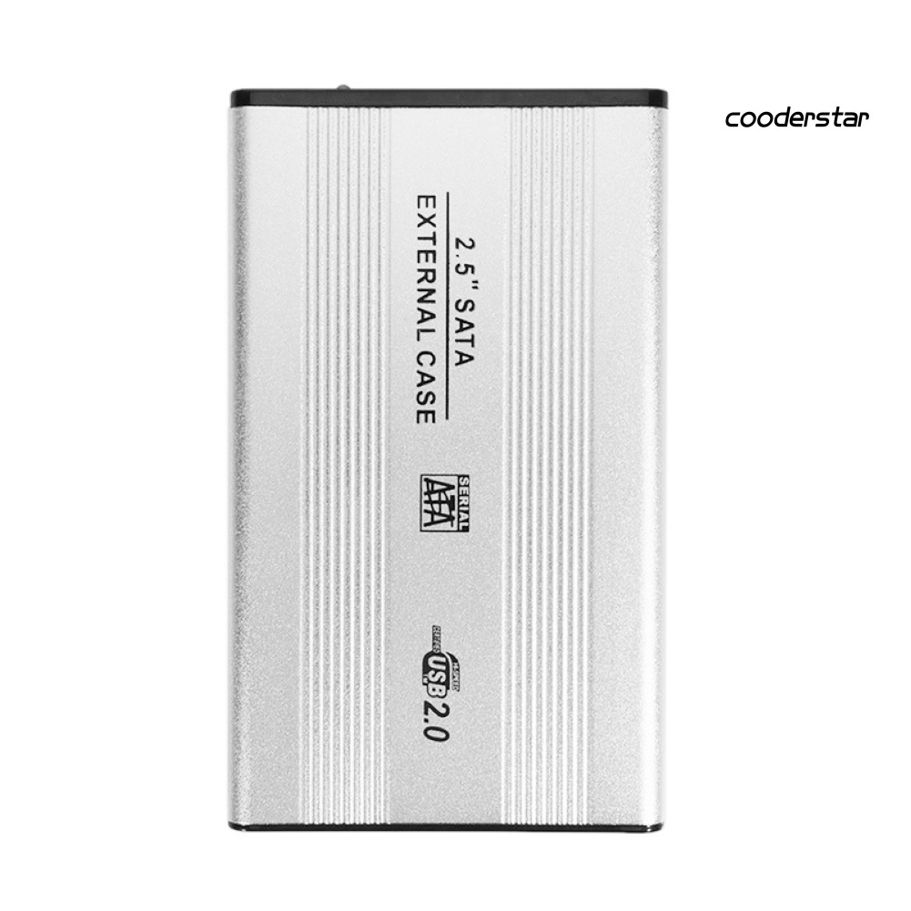 COOD-st External USB 2.0 2.5inch SATA SSD HDD Enclosure Mobile Hard Disk Drive Case Box