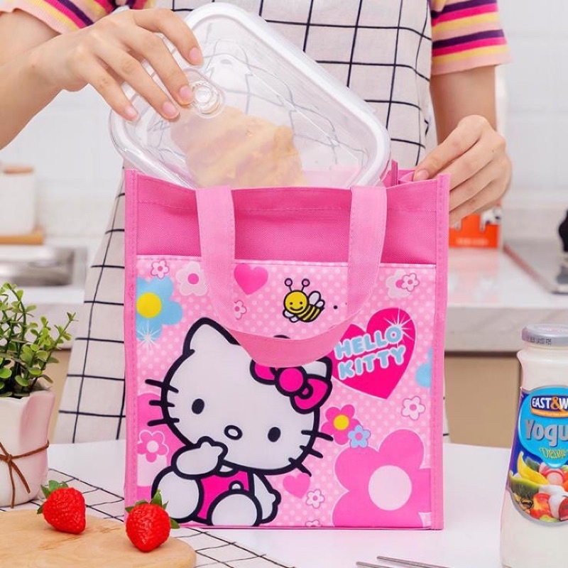 Túi xách đựng hồ sơ, phụ kiện Hello Kitty