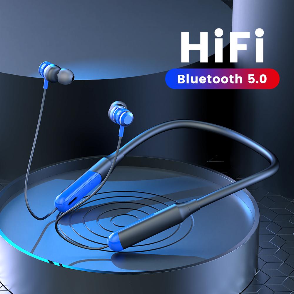 Tai nghe bluetooth đeo cổ ELOUGH HiFi với micro âm thanh nổi chống thấm nước