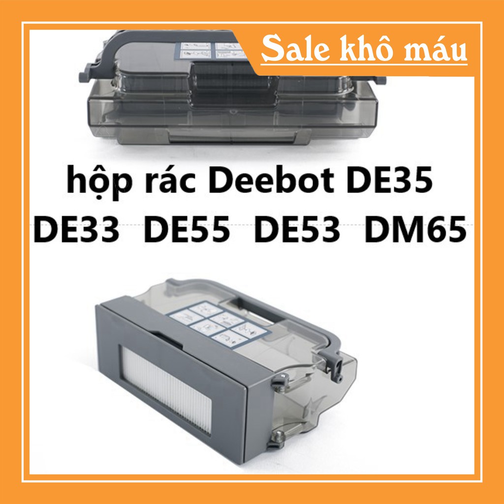 Hộp rác Robot hút bụi Ecovacs Deebot DE35 , DE33 , DE55 , DE53 , DM65