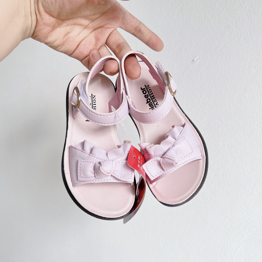 sandal bé gái - giày cho bé siêu xinh da mềm PU chính hãng bimbear  thanh lịch siêu nhẹ full box  720 750 ( ảnh thật)