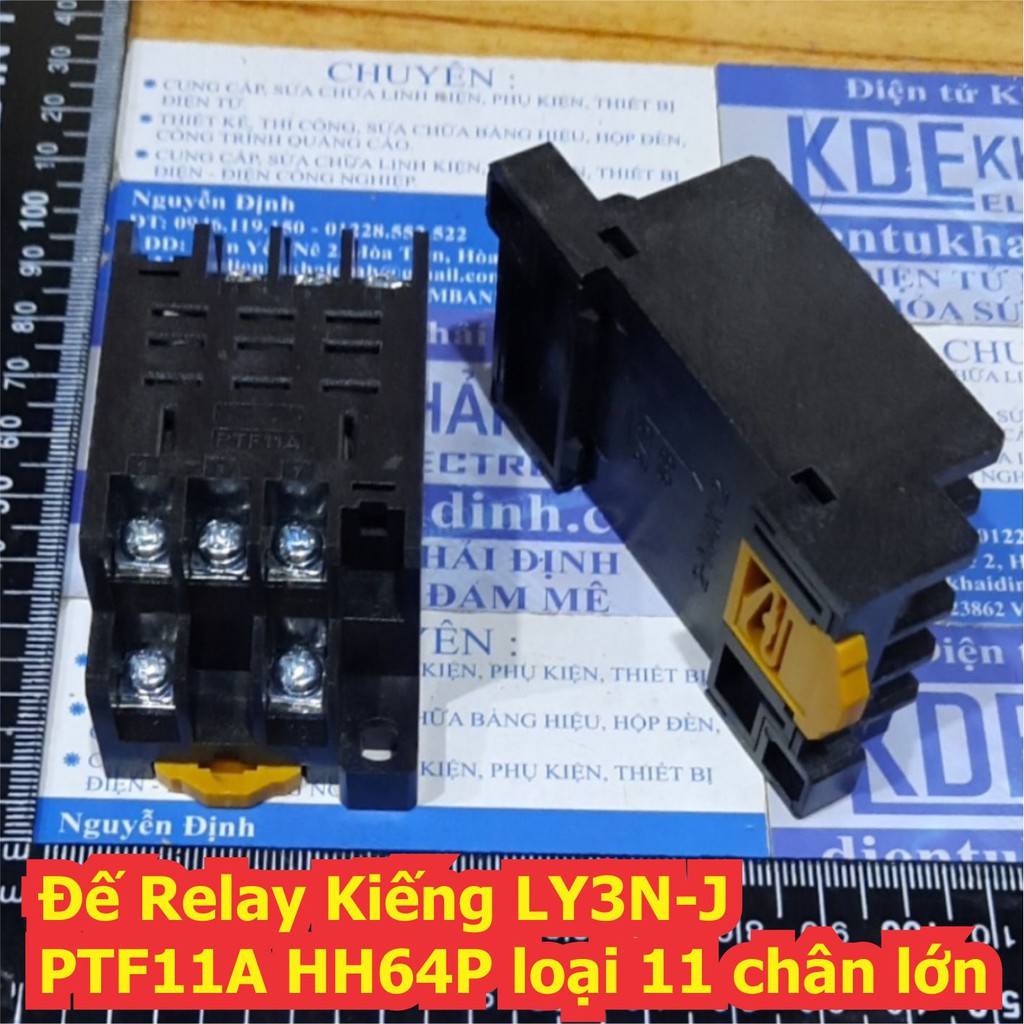 2 cái Đế Relay Kiếng LY3N-J PTF11A HH64P loại 11 chân lớn kde7684