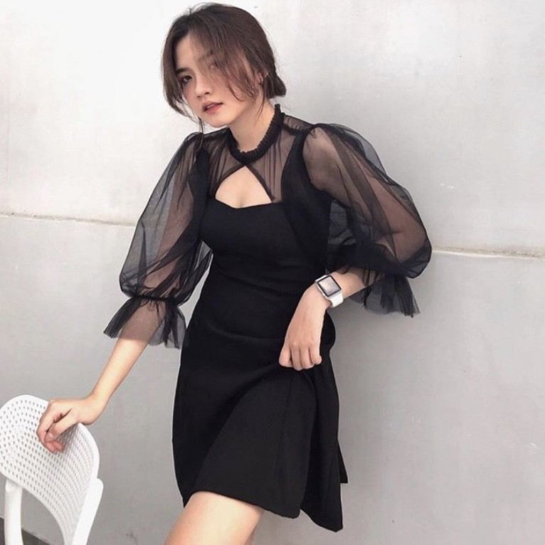 VÁY ĐI DỰ TIỆC PROM - DARK KNIGHT DRESS - VÁY HỞ CỔ | BigBuy360 - bigbuy360.vn