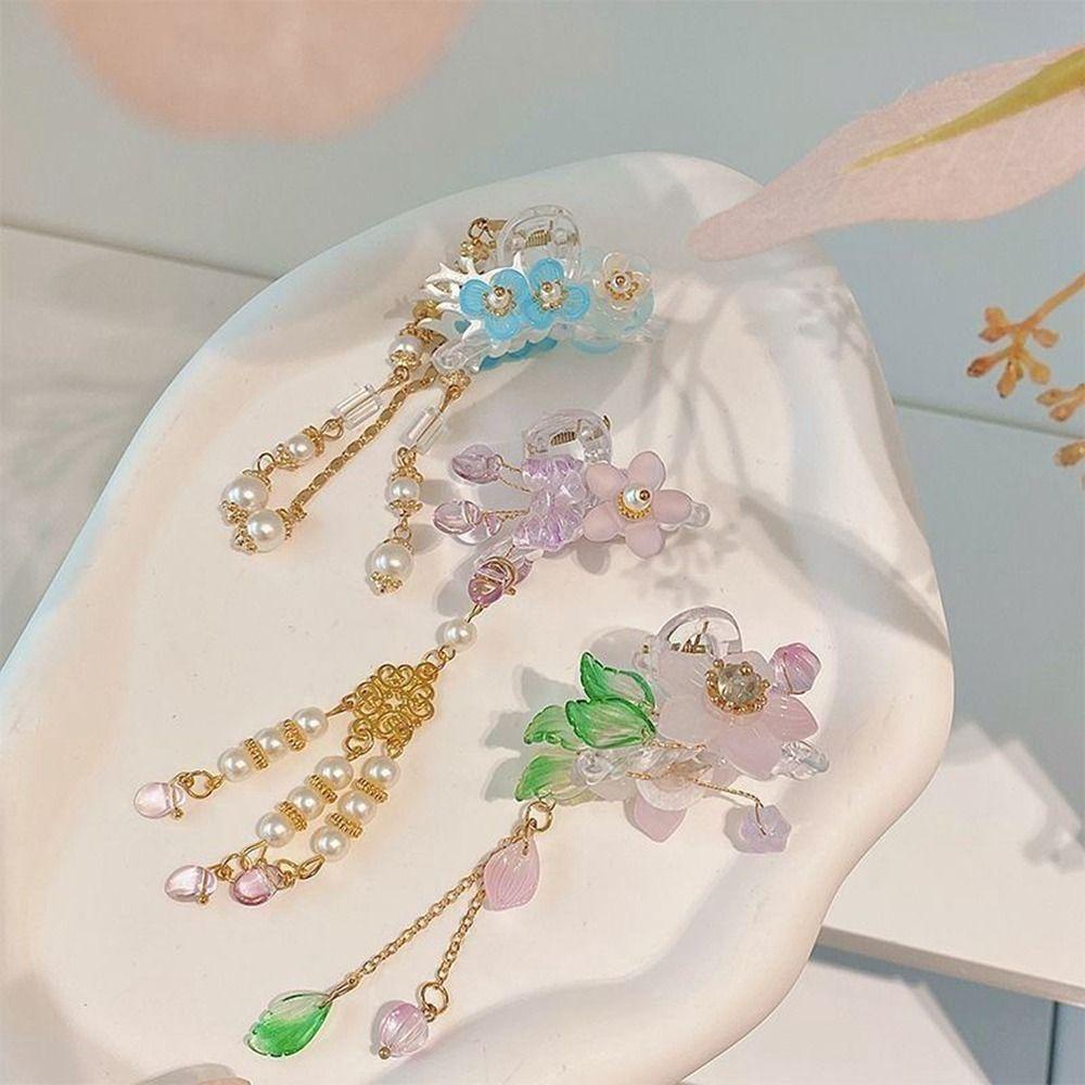 Trâm Cài Tóc Phối Tua Rua Phong Cách Trung Hoa Cổ Điển Cho Nữ