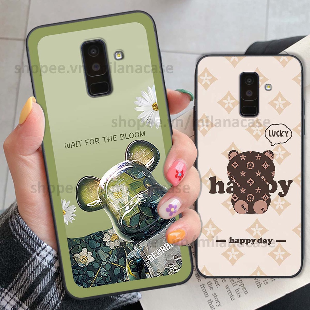 Ốp Samsung J8 gấu be@rBrick gấu Teddy Kaws siêu đẹp, phong cách, cá tính