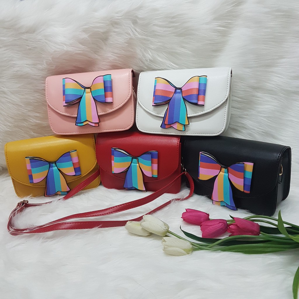 [Có Video Thật]Túi Bì Thư Nơ Hoa Siêu Xinh