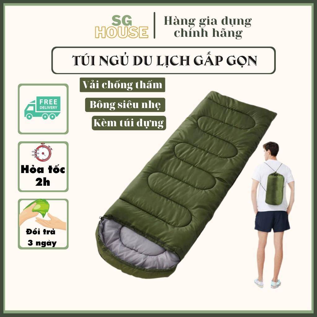 Túi ngủ du lịch siêu nhẹ  Dày Dặn Cực Ấm. Bảo hành 1 đổi 1 toàn quốc