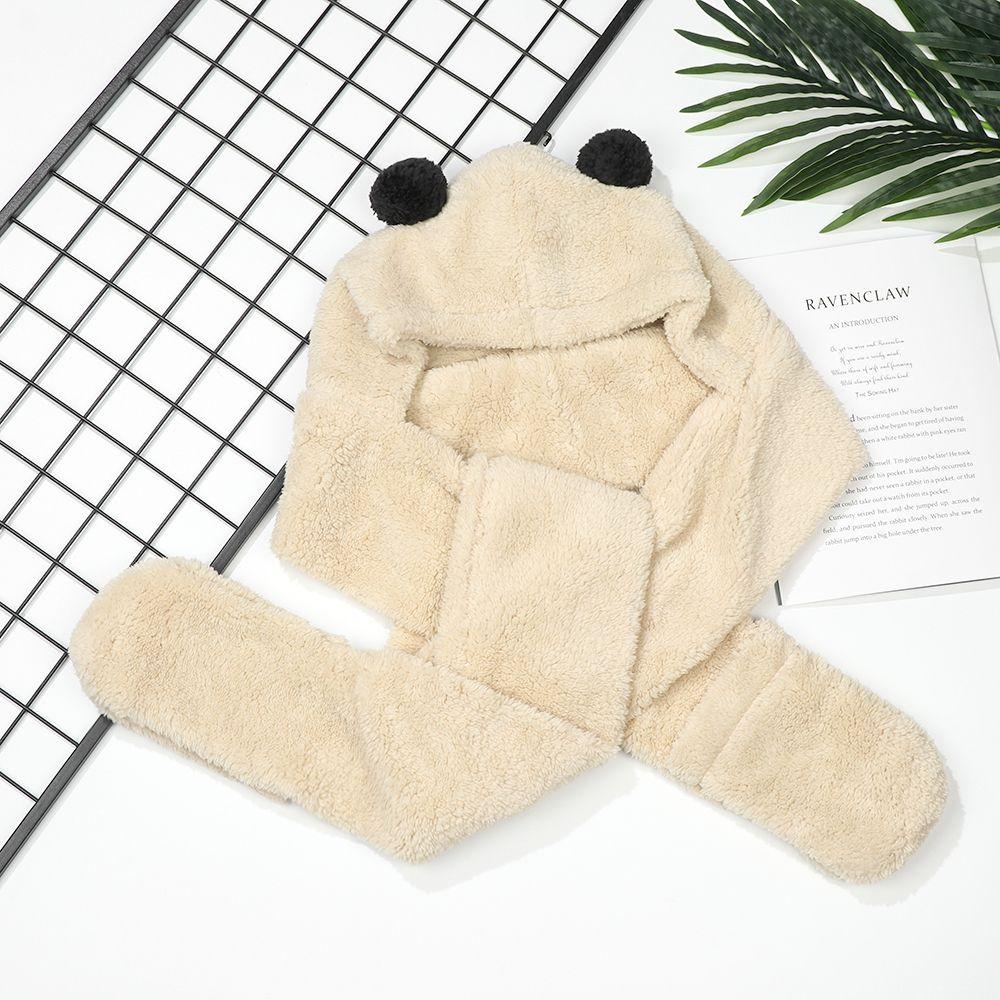 Mũ Lông Tai Gấu Trúc Chống Lạnh Thời Trang Mùa Đông Cho Bạn Gái