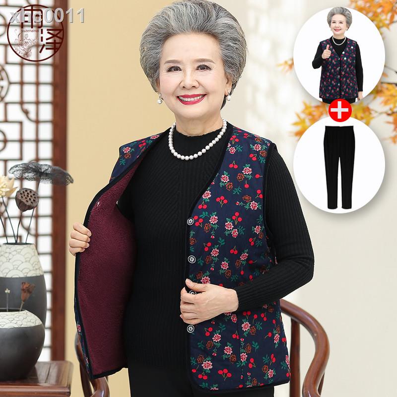 ✲Áo Ghi Lê Không Tay Thời Trang Thu Đông Dành Cho Phụ Nữ Trung Niên