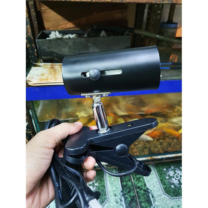 ĐUÔI ĐÈN SƯỞI CÓ KẸP CHO BABA RÙA THÚ CƯNG BÒ SÁT E27