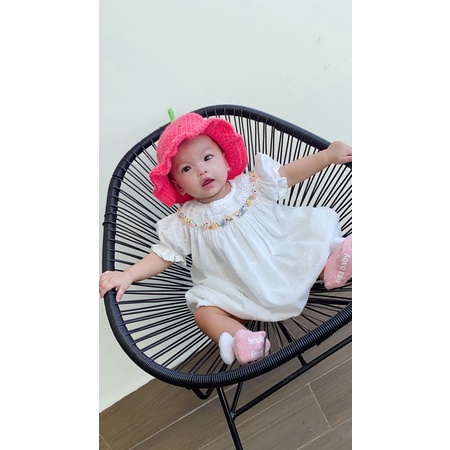 ĐẦM SMOCK ĐÔI MẸ VÀ BÉ THUYỀN HOA