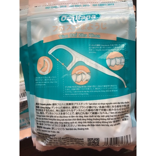 Tăm chỉ nha khoa Oraltana 50 cái