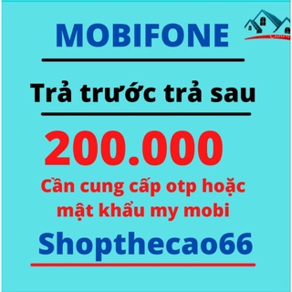 Thẻ mobifone 200k
