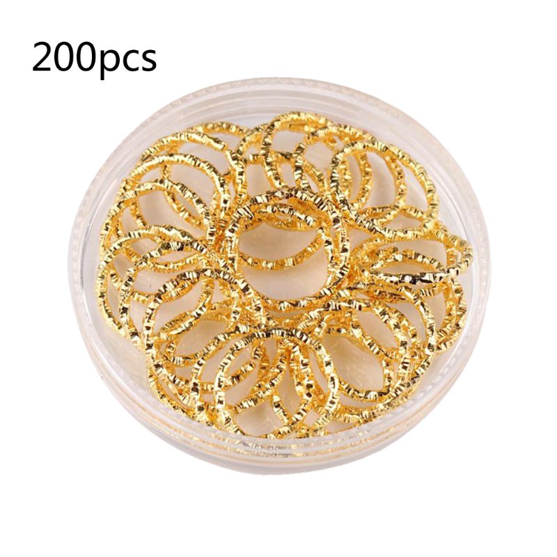 Set 200 Vòng Khoen Xoắn Làm Trang Sức Thủ Công