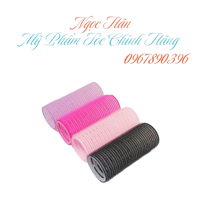 Lô cuốn tóc mái bay Hàn Quốc lõi nhôm siêu to dài tự dính uốn mái dài