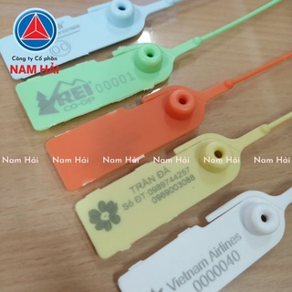 Set 50 seal niêm phong dây tròn khóa kim loại 30cm